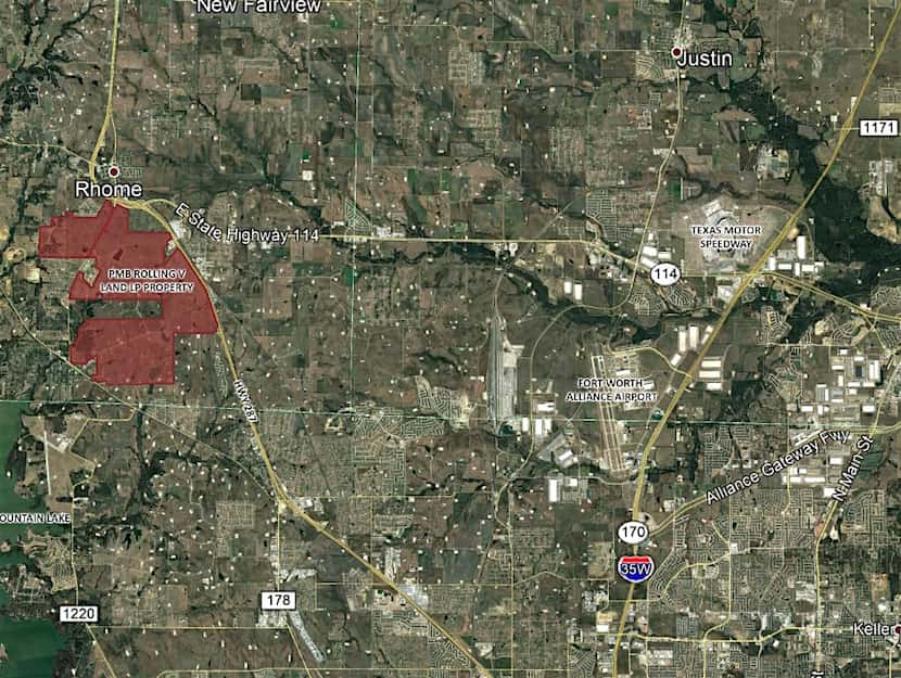 The development site in Wise County is 3,400 acres.