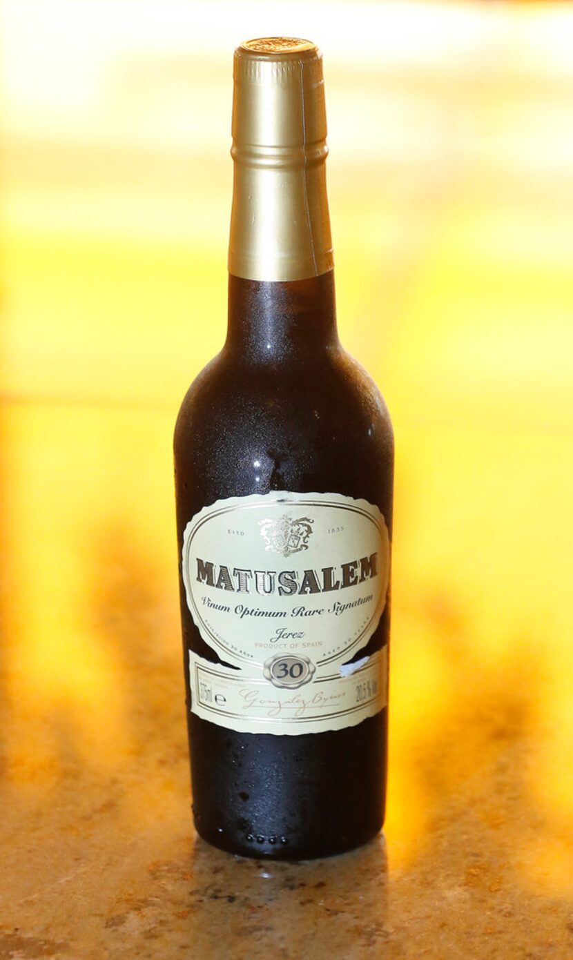 Gonzalez Byass Matusalem Vinum Optimum Rare Signatum, available at the Tapas Castile...