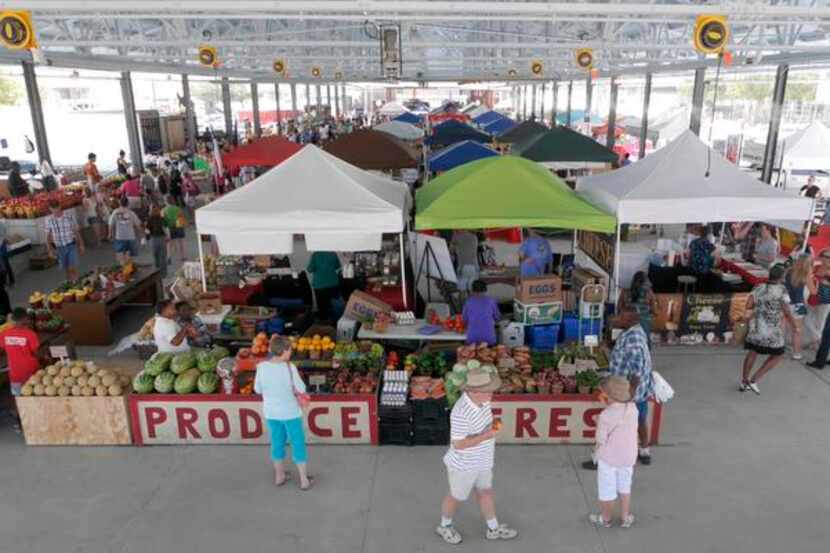 
The Shed at the Dallas Farmers Market opened for business Saturday.
