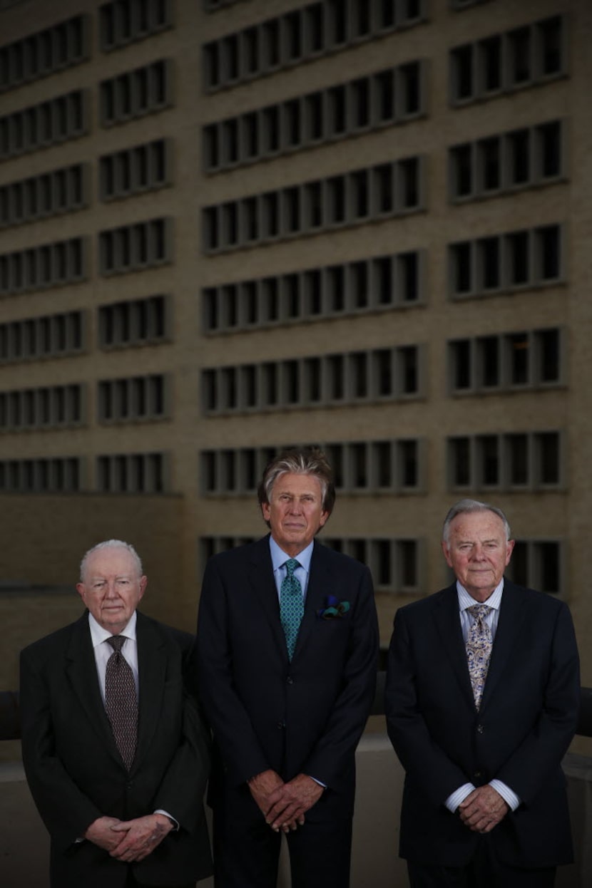 From left: Drs. Robert McClelland, Kenneth Salyer and Ronald Jones were all in the emergency...