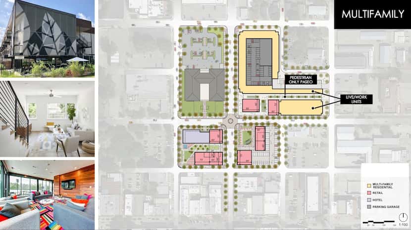 M2G's proposed multifamily plan. The preliminary designs are subject to change as the group...