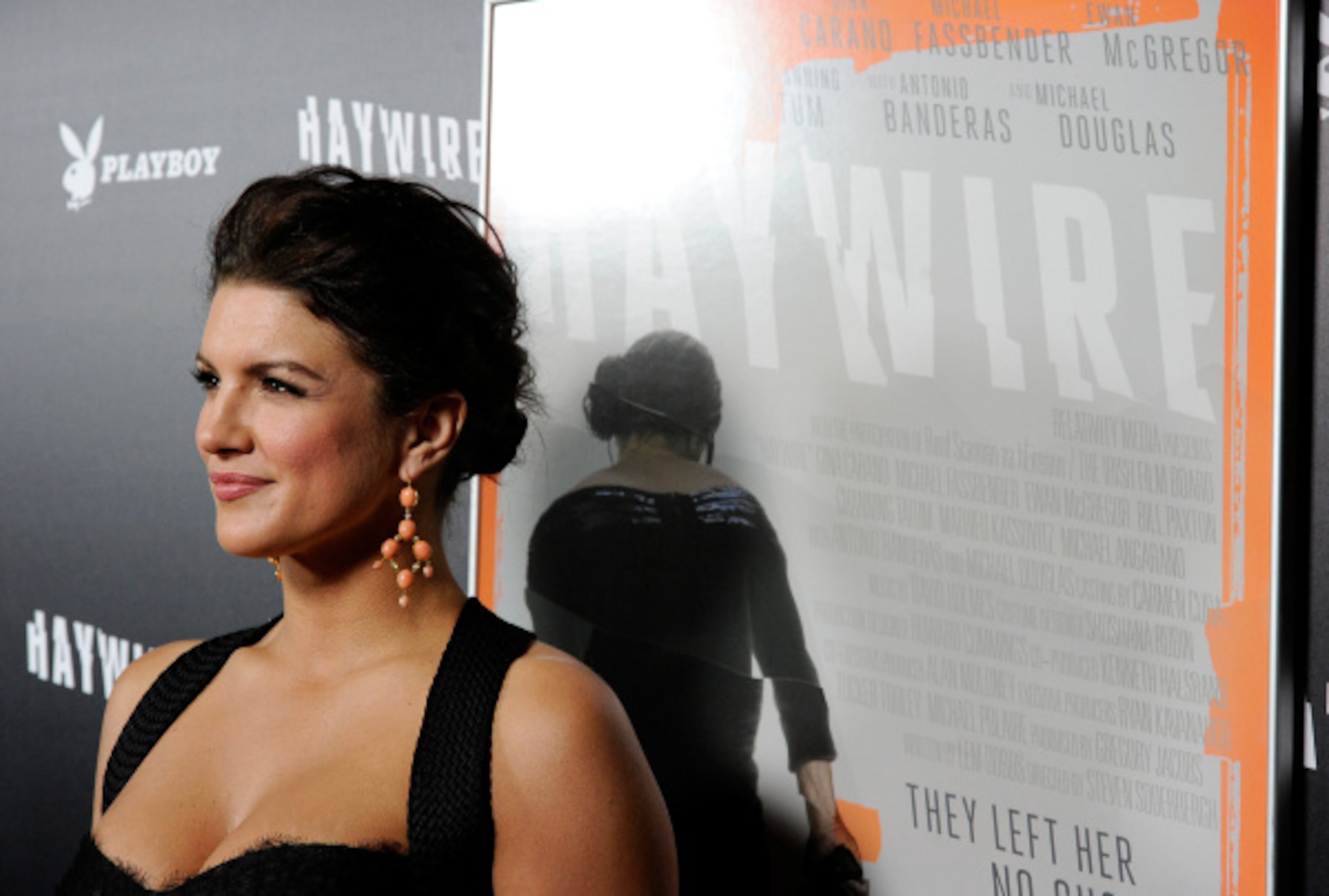 MMA Fighter / Actress Gina Carano arrives at Relativity Media's premiere of "Haywire"...