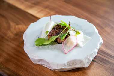 Carte Blanche's tasting menu focused heavily on wild game. Its pastry shop was known for its...