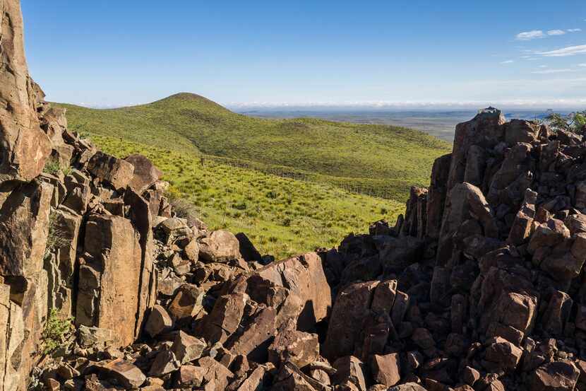 The 37,000-acre KC7 Ranch is near the Davis Mountains in West Texas.