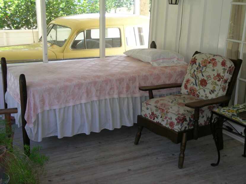 The home  of author Marjorie Kinnan Rawlings in Cross Creek, Fla., is preserved to look as...