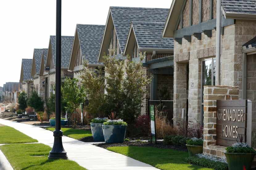 Grenadier Homes located in Windsong Ranch in Prosper, Texas offer Villa-style Townhomes...