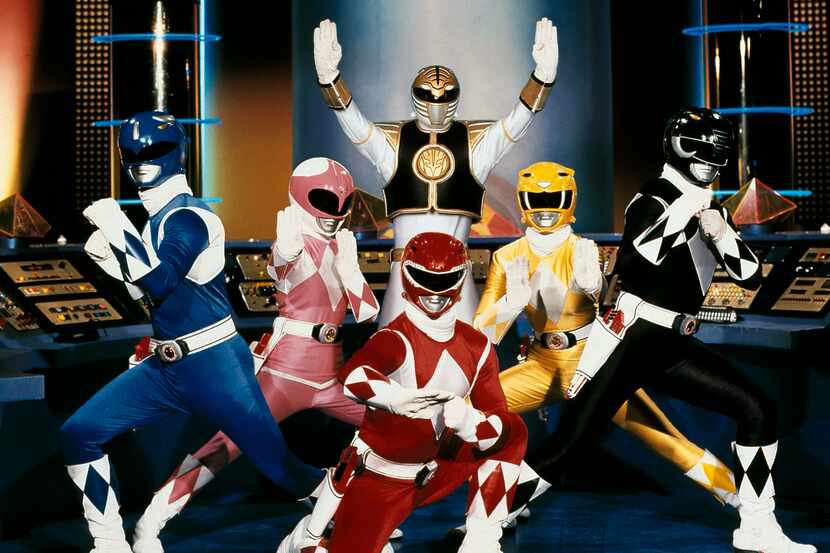 This publicity file photo provided by Saban Brands, shows a scene from the "Mighty Morphin...