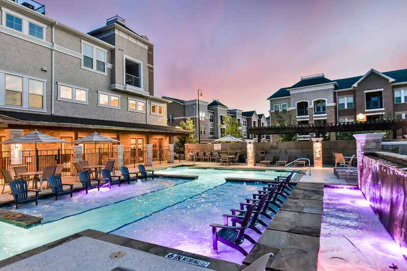 The River Walk Village apartments in Flower Mound where included in the sale.