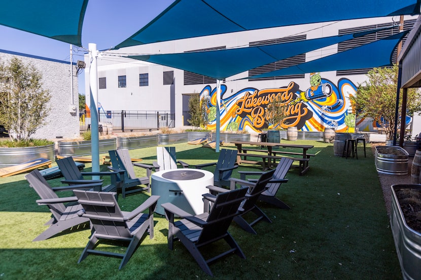 Lakewood Brewing Co. has a spacious beer garden.