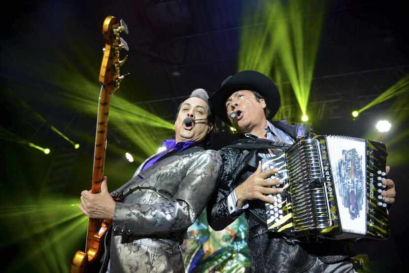 Hernan, left, and Jorge Hernandez of Los Tigres del Norte are coming to Billy Bob's Texas on...
