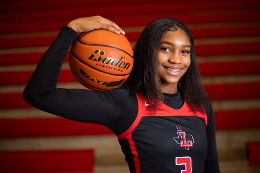 Frisco Liberty girls basketball player Jacy Abii, who is The Dallas Morning News’ All-Area...
