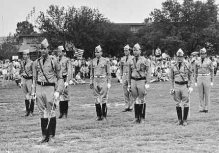 Arturo Saldana at Texas A&M, Spring, 1971 during his junior year.  Far right, in the second...