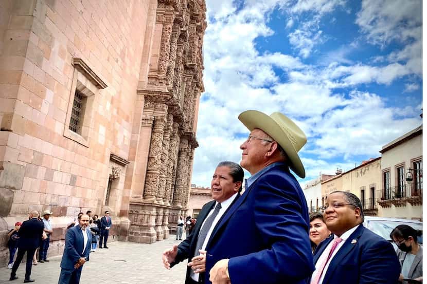El embajador de Estados Unidos en México, Ken Salazar, visitó Zacatecas el fin de semana del...