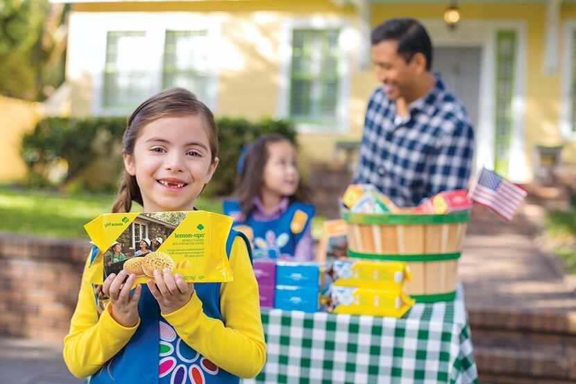 Select Girl Scouts in Dallas-Fort Worth will sell a new cookie called Lemon-Ups in 2020....