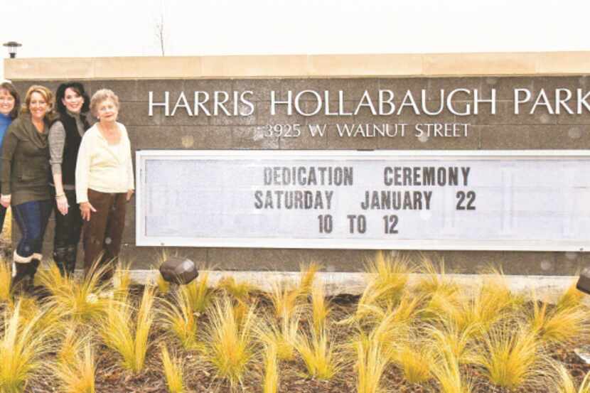 Harris Hollabaugh Park in Garland opened in 2010 with a 2011 dedication. It is one of the...