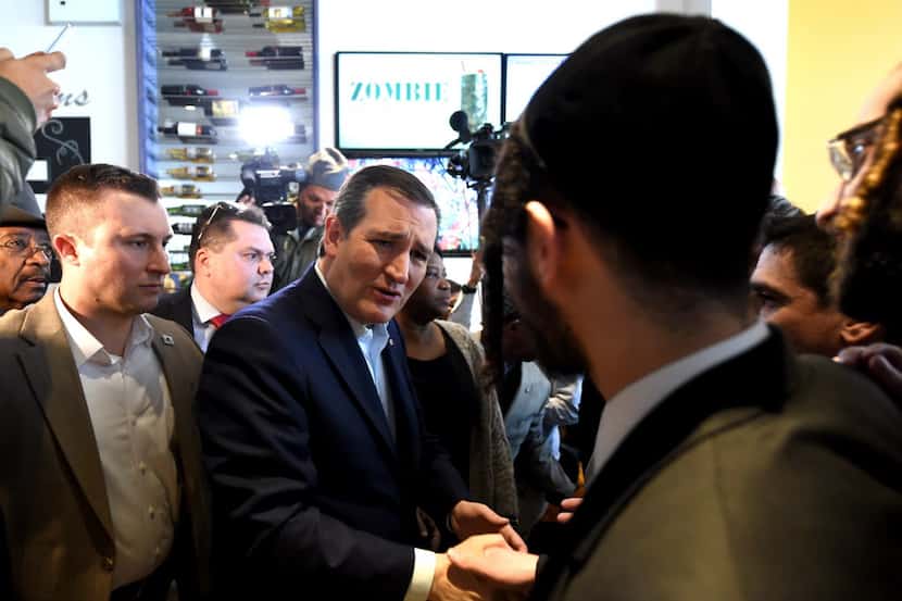  Republican presidential candidate Ted Cruz visited the Sabrosura Restaurant on WednesdayÂ...