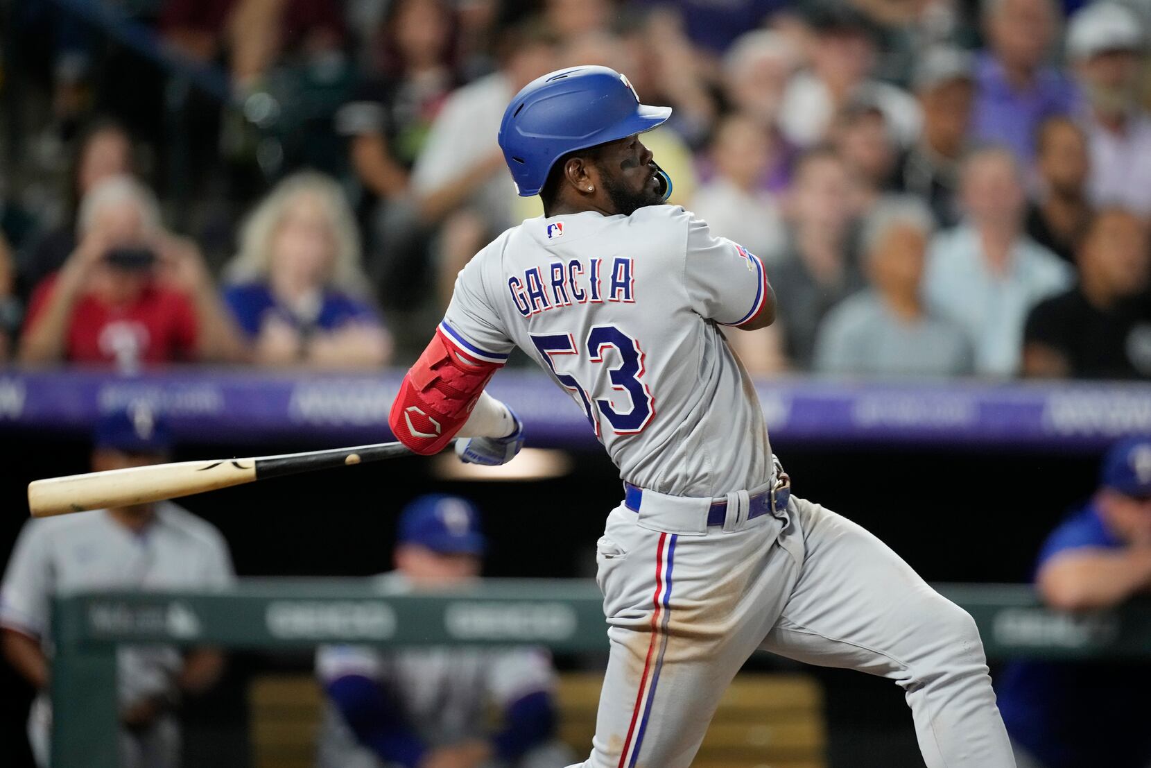 Garcia's hit streak ends at 23, Rangers fall to Tigers