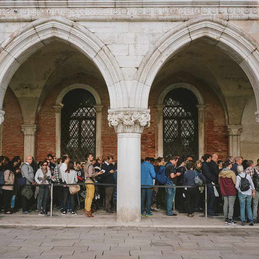 More than 30 million people visit Venice annually, swamping the local population of 50,000.
