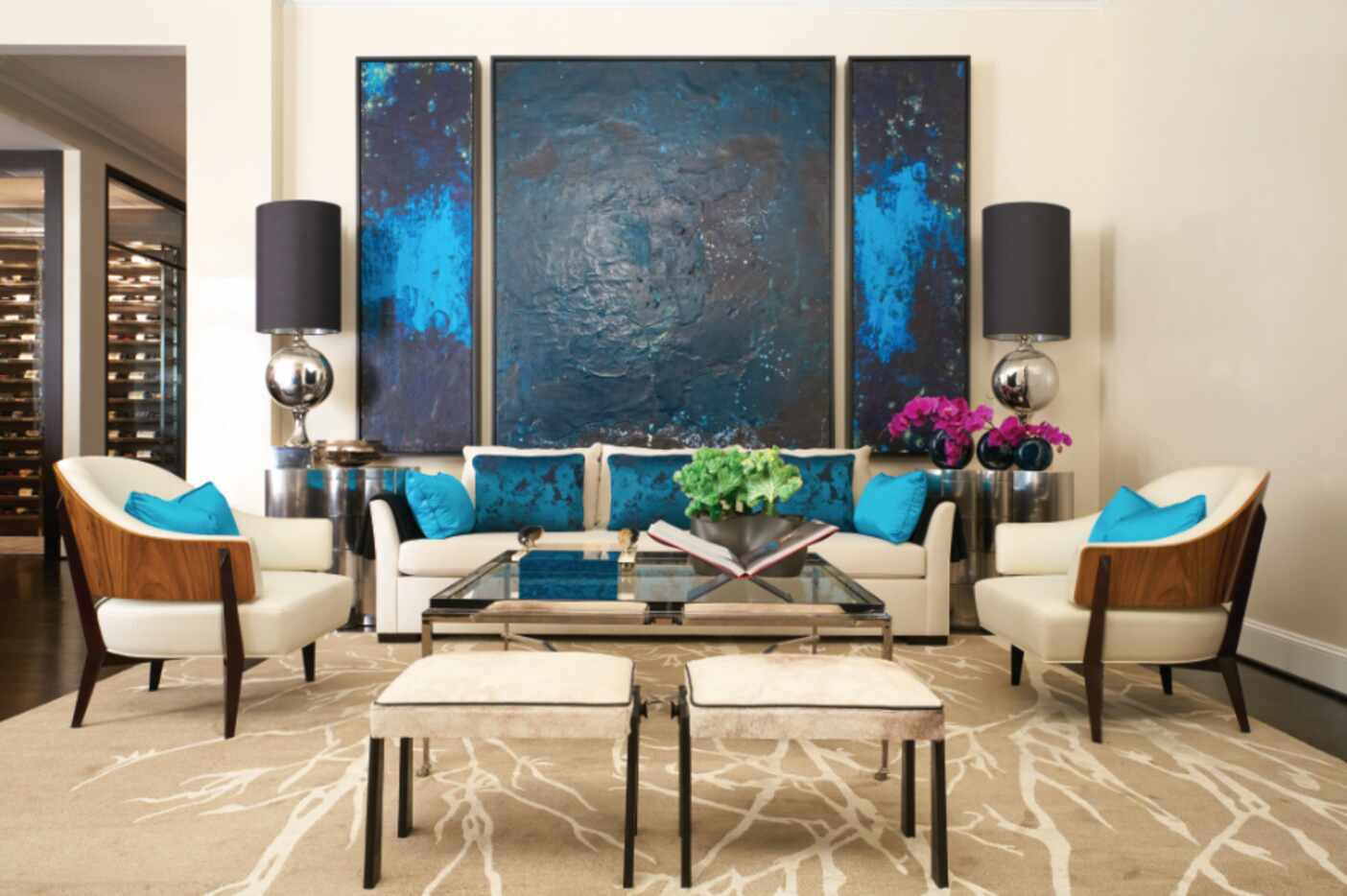 Let your art guide you when deciding what colors to surround yourself with at home. 