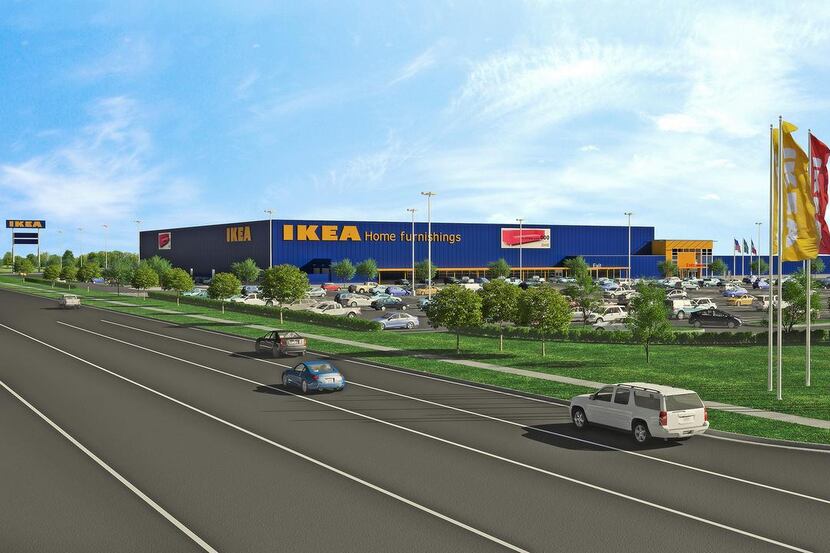 
Artist’s rendering of the proposed Ikea Grand Prairie.
