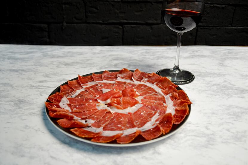 Jamon Iberico from Enrique Tomas, Spain's most famous store selling the high-quality ham.
