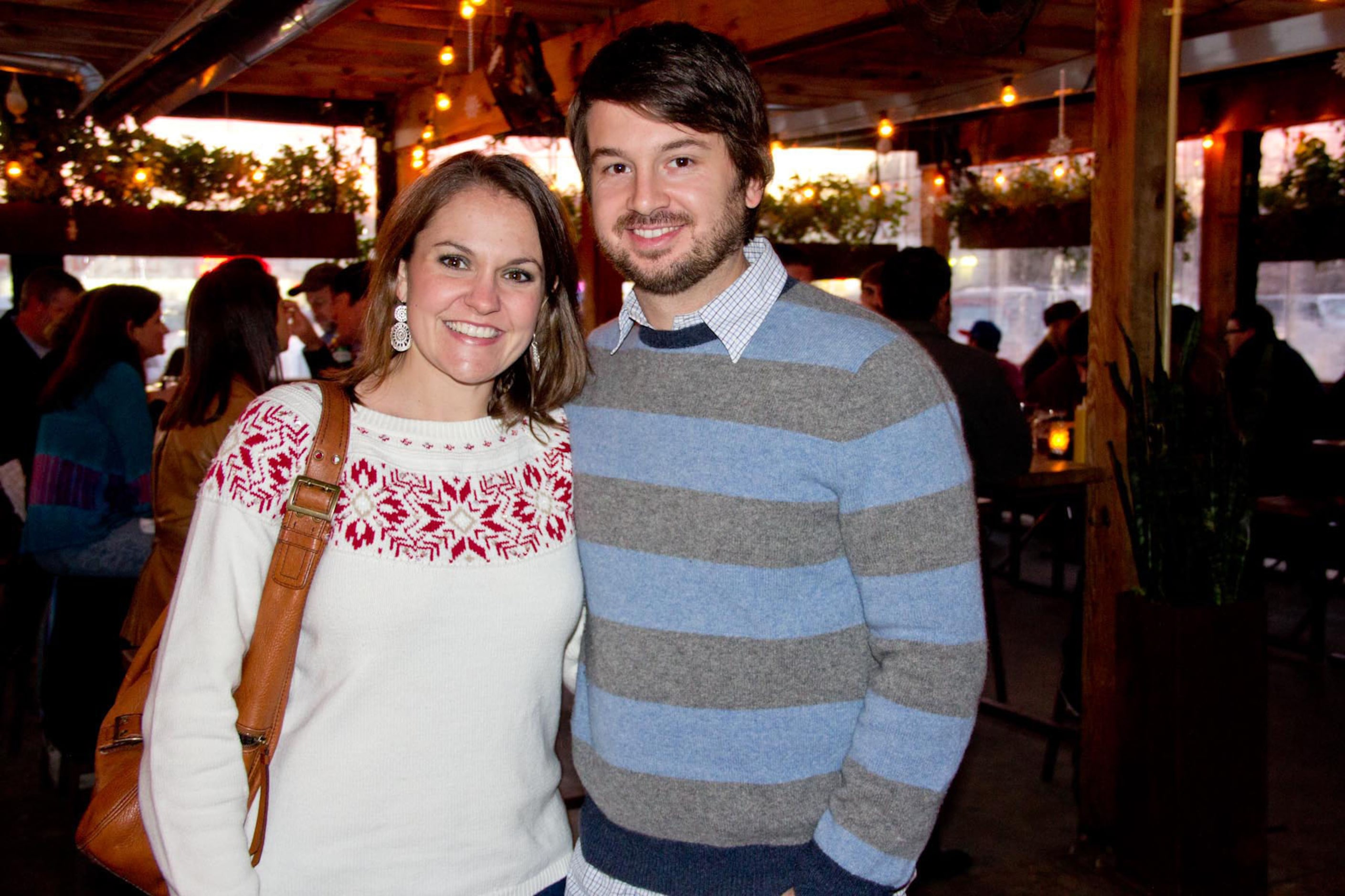 Erin and Richard Kerry attended Goodfriend Beer Garden's "Hopocalypse" party on 122112 in...