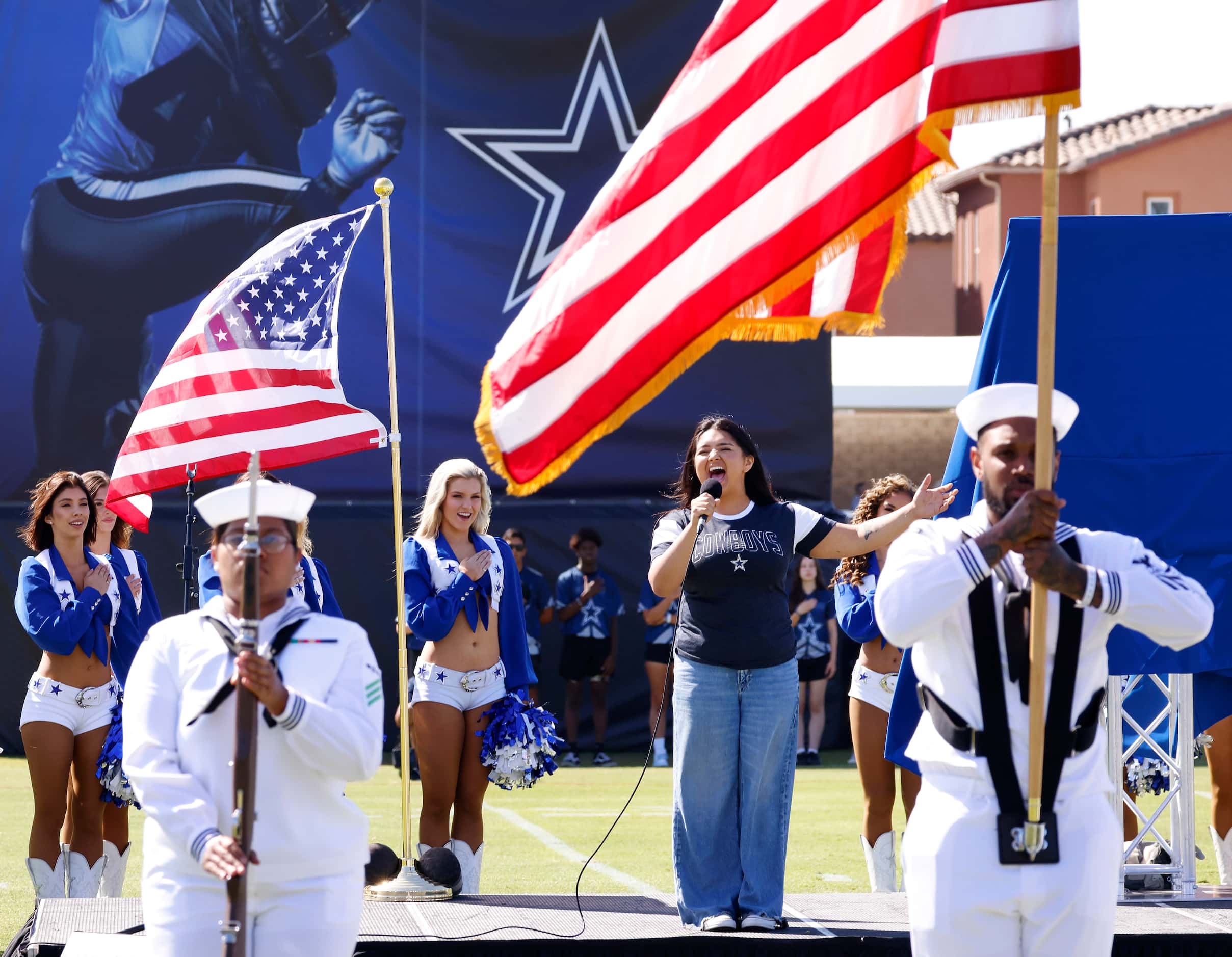 The annual training camp opening ceremony and special fan event, Cowboys Back Together...