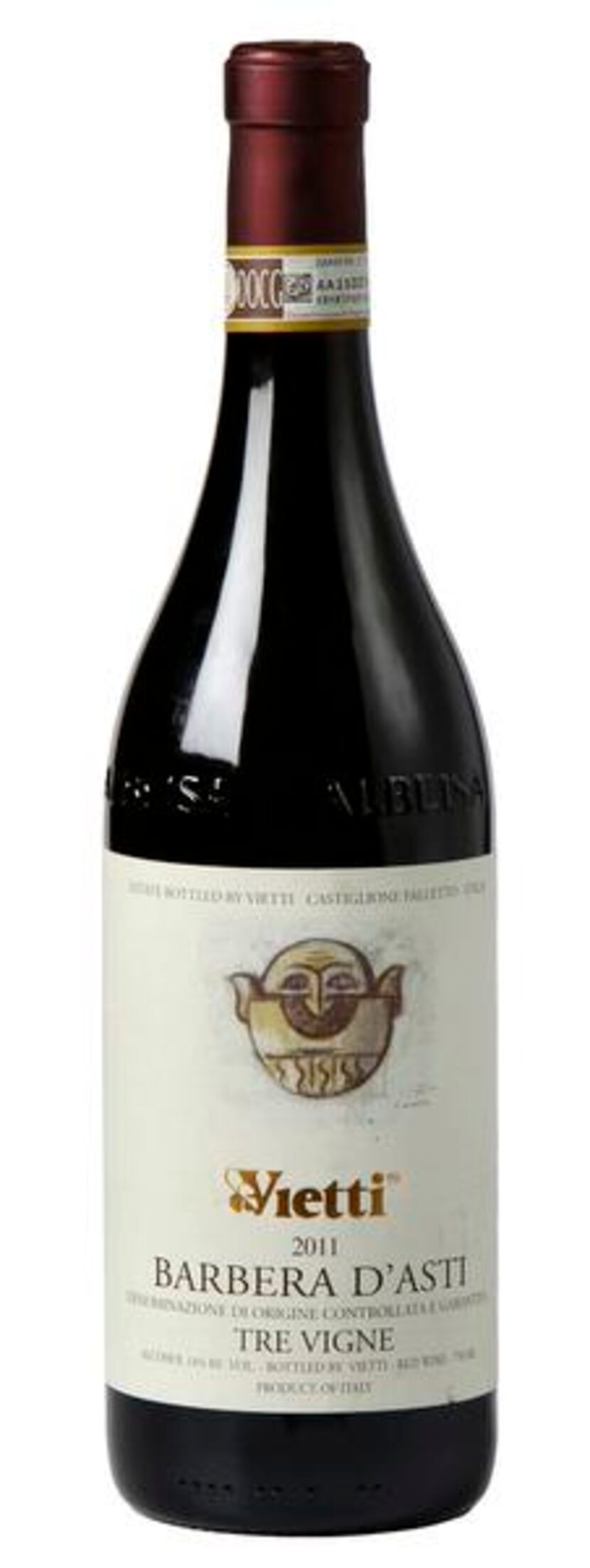 
Vietti Barbera D' Asti Tre Vigne 2011. This medium-bodied barbera from the Piedmont region...