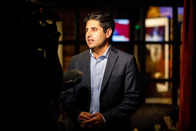 Park Board president Bobby Abtahi awaited the results of the Dallas bond election. The parks...