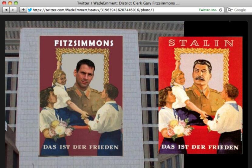 Gary Fitzsimmons said his impersonation of Josef Stalin on his Facebook page was intended to...