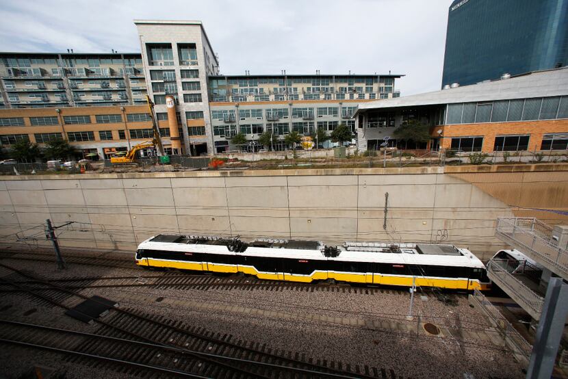 DART's Mockingbird Station is one of the busiest stations on DART's Dallas-area commuter...