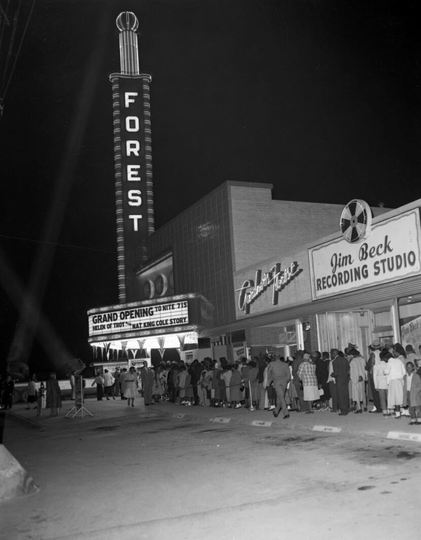 The Forest Theater in 1956.