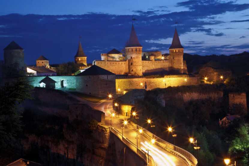 The imposing castle at Kamenetz Podolsk has been nominated for designation as a UNESCO World...
