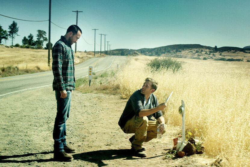 Justin Benson, left, and Aaron Moorhead are stars as well as co-directors of "The Endless."