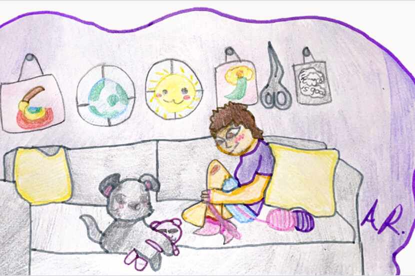 Alithia Ramirez's submission for the 2022 Doodle for Google contest, which she entered just...