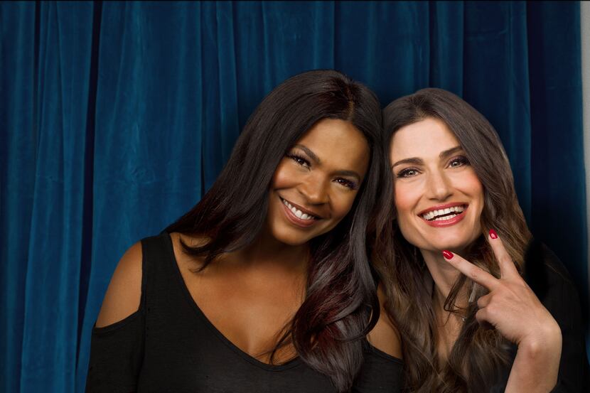 Nia Long and Idina Menzel star in "Beaches," which will premiere Jan. 21 on Lifetime.
