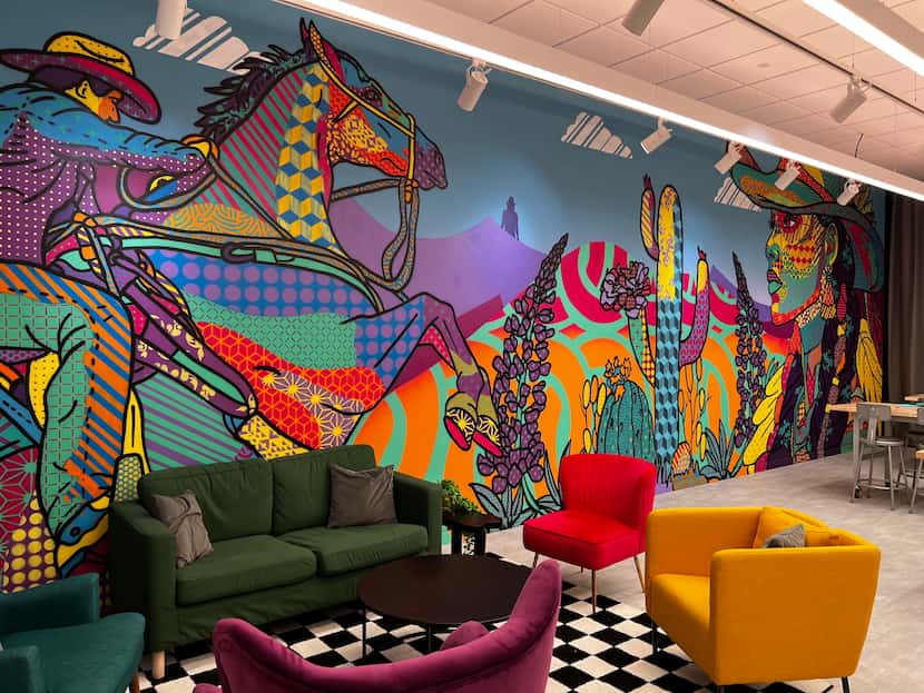 The Matt King Mystery Center inside Meow Wolf Grapevine is a multipurpose space for events...