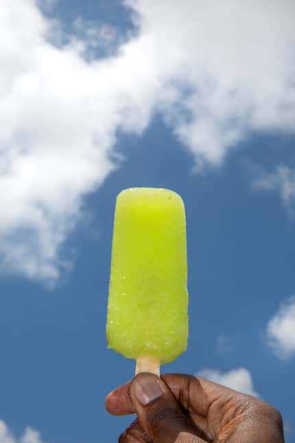 Cucumber-lime is one of many flavors from Picole Pops.