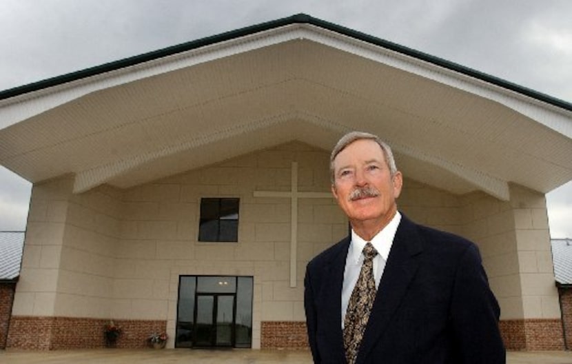 Dickie Amyx, pastor of the Bolivar Baptist Church in Sanger.