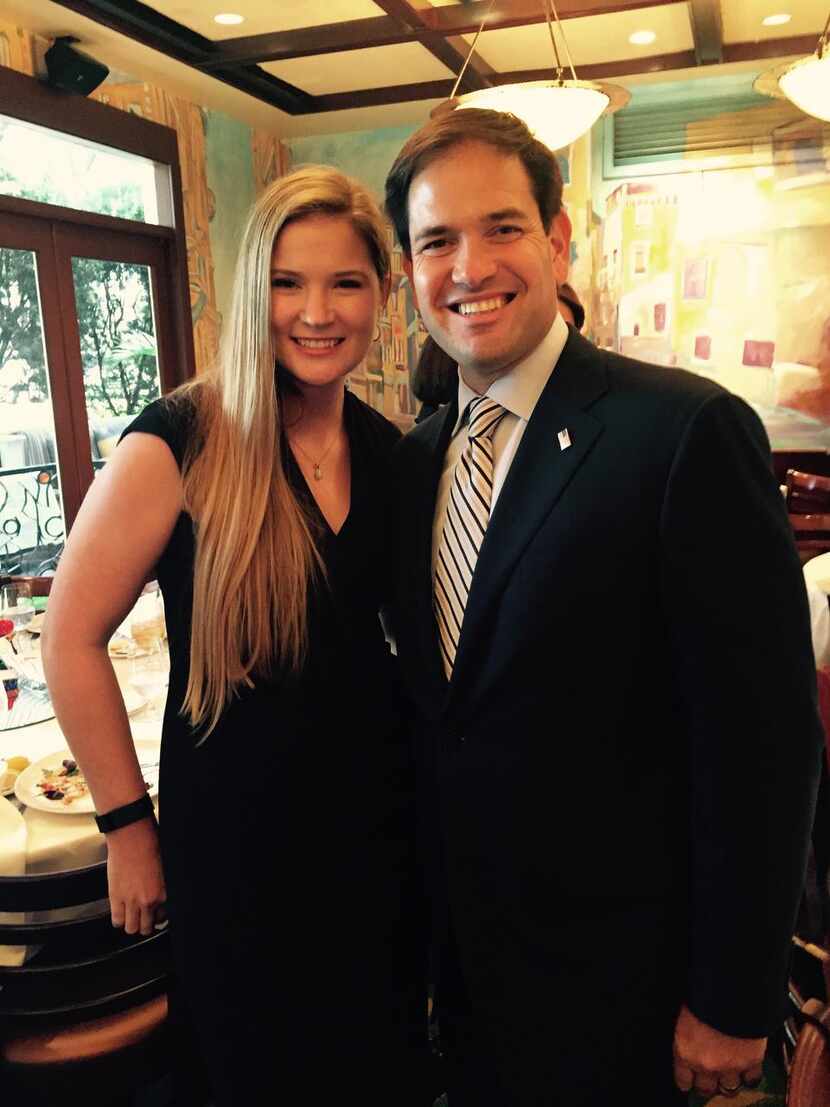 
Colleen McKnight took a photo op with Florida Sen. Marco Rubio at a Houston fundraiser last...