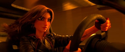 Shank, voiced by Gal Gadot, in a scene from "Ralph Breaks the Internet."