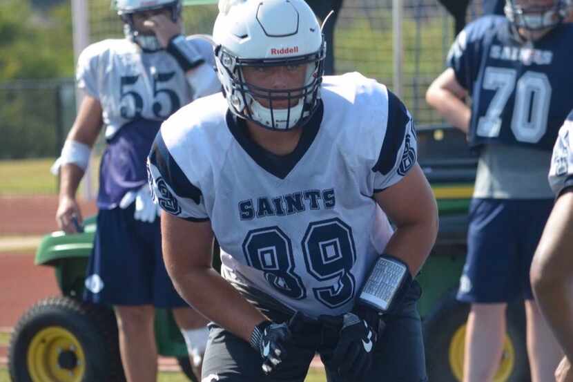 Fort Worth All Saints offensive lineman James Brockermeyer is one of the country's top...