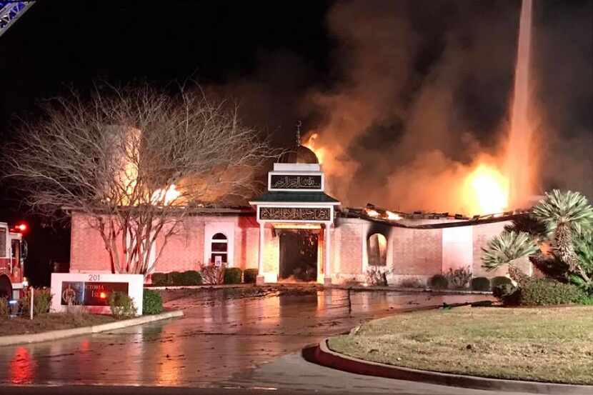 A fire tore through the Islamic Center of Victoria, a mosque, in January. No injuries were...