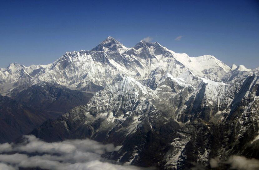 Mount Everest reaches a height of just over 29,000 feet above sea level, making it the...