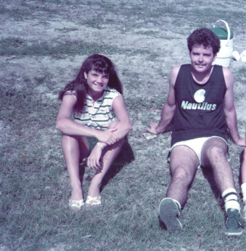 Laura Anton and Tristan Longnecker in 1984.
