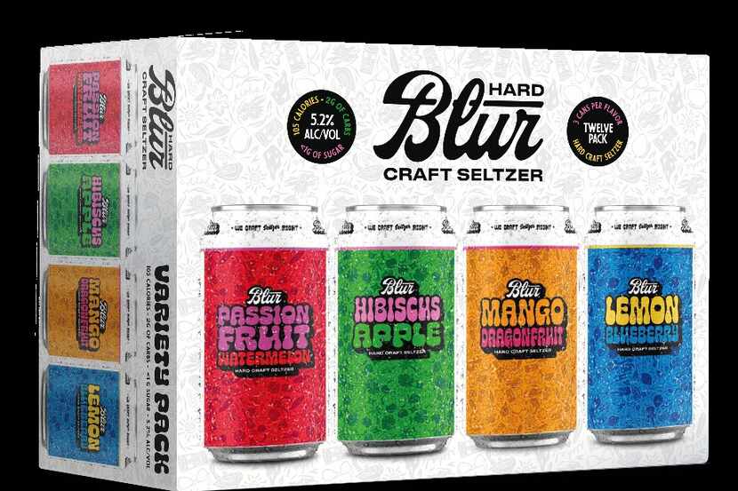 BLUR, the new line of hard seltzers from McKinney's TUPPS Brewery, has four flavor...
