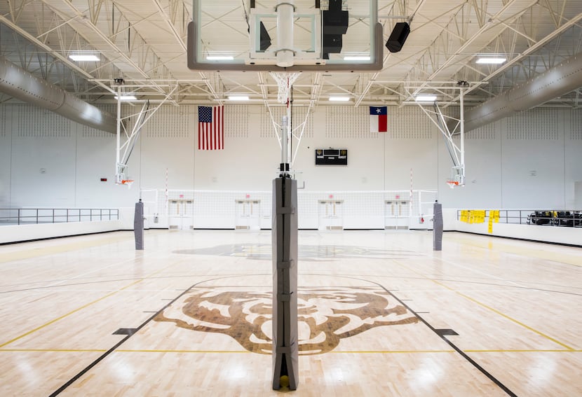 A new gym is almost complete on Thursday, December 19, 2019 at South Oak Cliff High School...