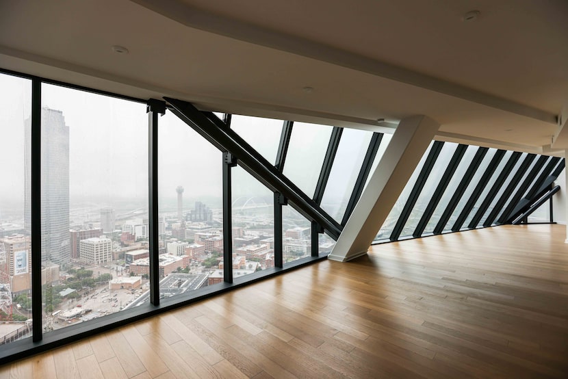 Penthouse view of the AMLI Fountain Place 