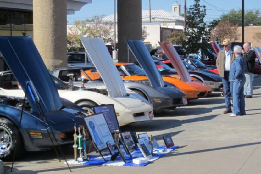 A winner's spoils at the 2011 Sulphur Springs Corvette Club car show.