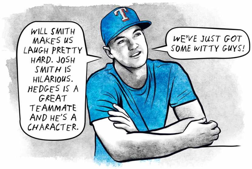 Illustration of Josh Jung here, with quote:
”Will Smith makes us laugh pretty hard. Josh...